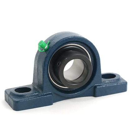 Pillow Block Unit, Low Base, Wide Inner Ring Insert, Eccentric Locking Collar, 1.4375-in. Bore